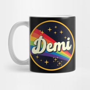 Demi // Rainbow In Space Vintage Style Mug